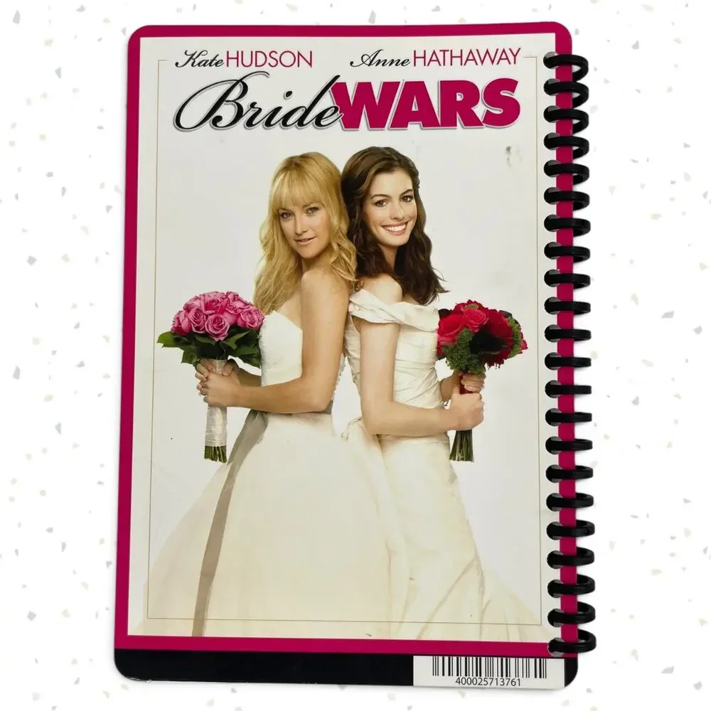 Bride Wars Mini Movie Poster Journal Notebook Diary Hand Crafted Lined Paper